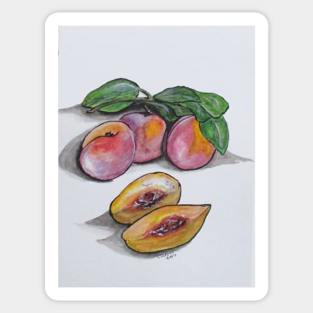 Fresh Peaches Sticker by cjkell
